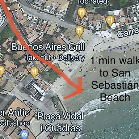 Appartement Spaces Deluxe Apartment- 3 Bedroom, 2 Bathroom, Next To Beach, Sleeps 6 Sitges